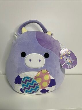Squishmallows Bubba Purple Plush Carry Bag - Kids Toy